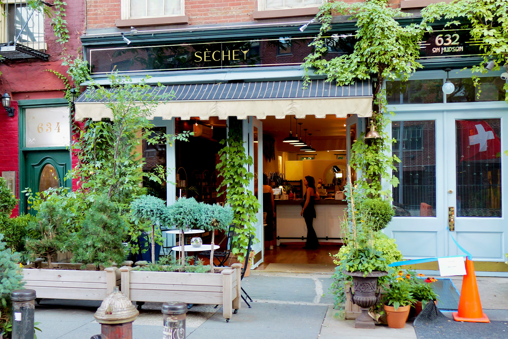Sèchey's storefront at 632 Hudson Street in the West Village of New York City