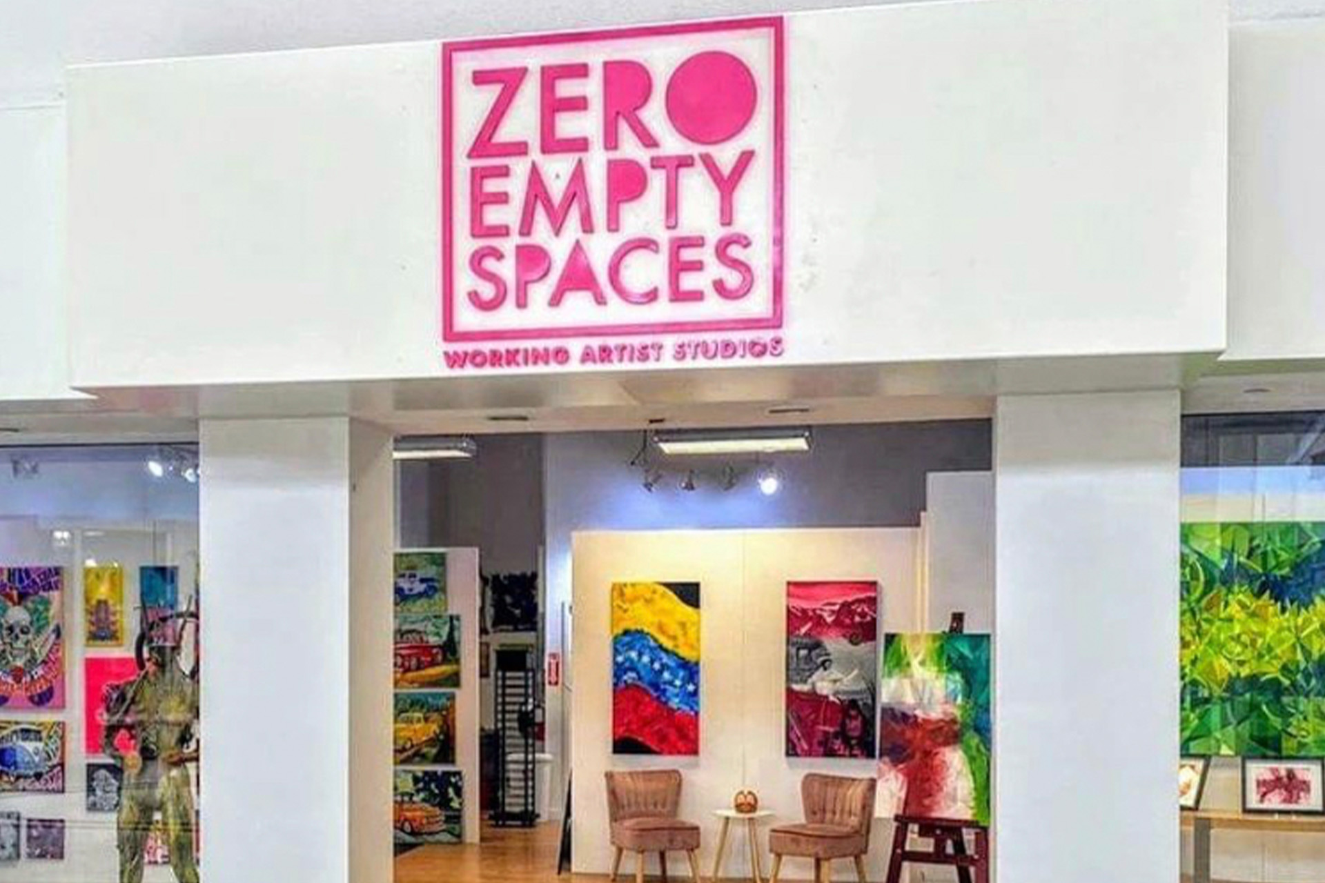A Zero Empty Spaces store front