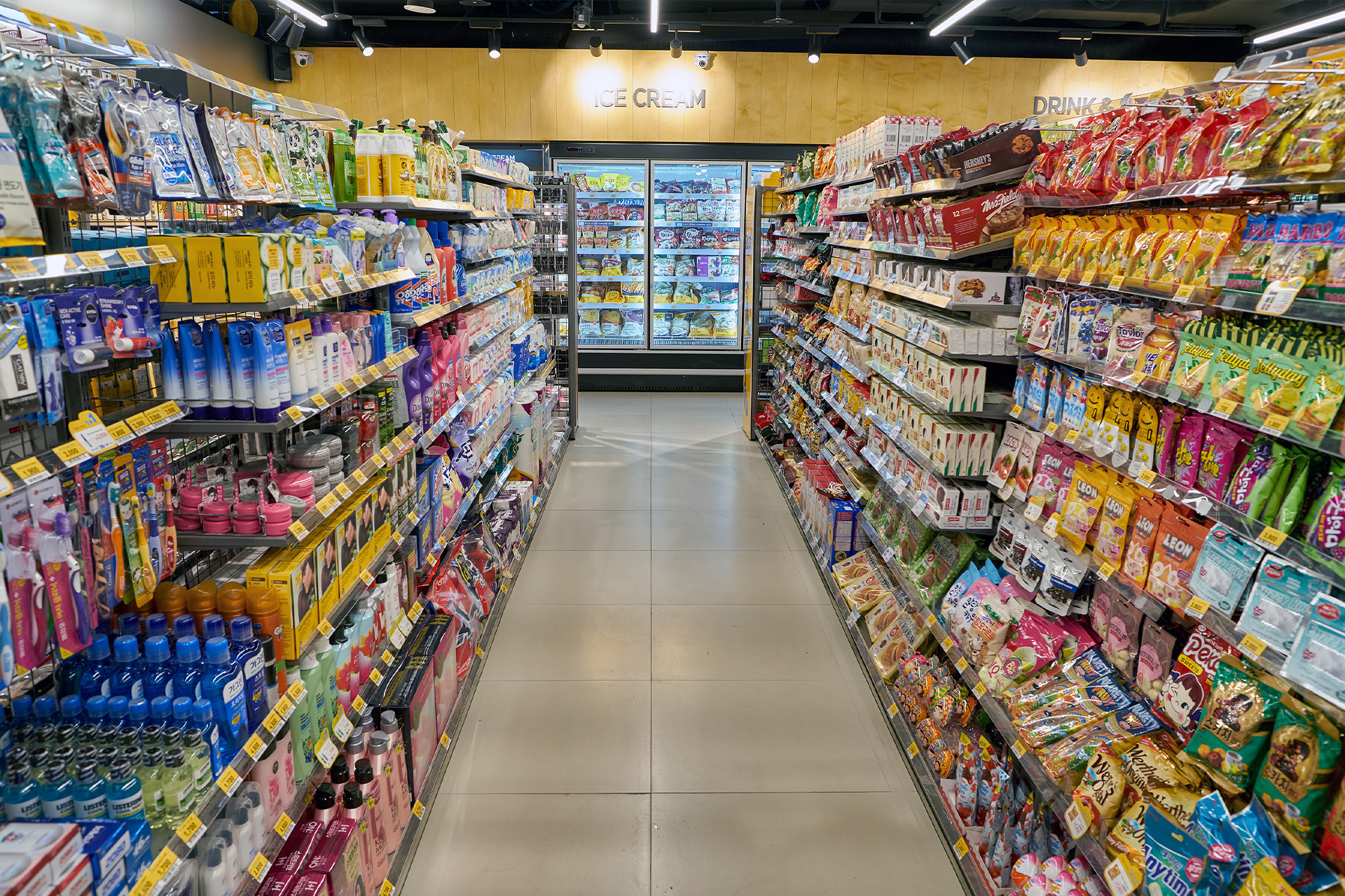 A Korean convenience store